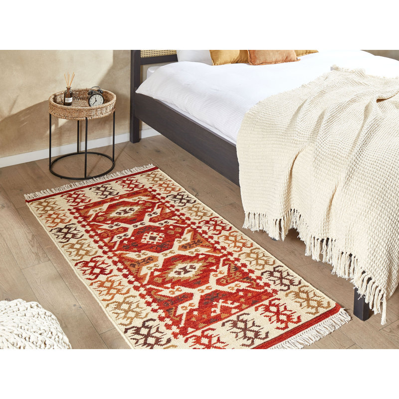 Baudilia Southwestern Hand Woven Area Rug, Rectangle 80 x 150cm