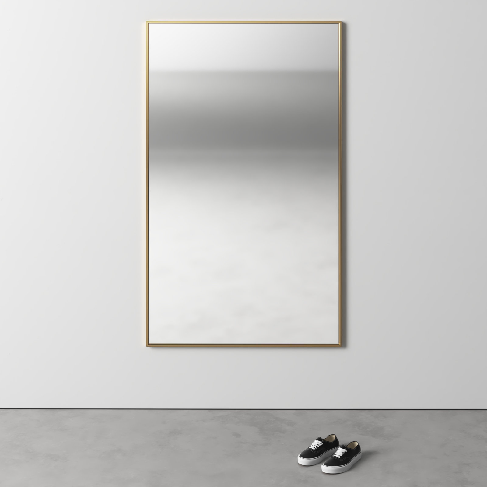 Sabine 36" Accent Mirror, 60" x 36", Brass