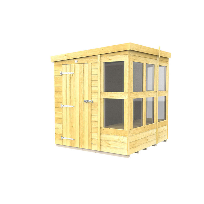 6ft x 6ft Pent Potting Shed