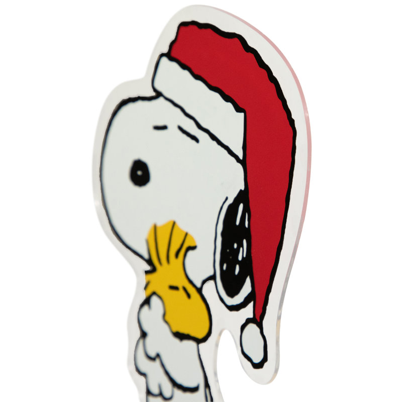 Décoration de fenêtre de Noël 7 "Peanuts Snoopy Hugs