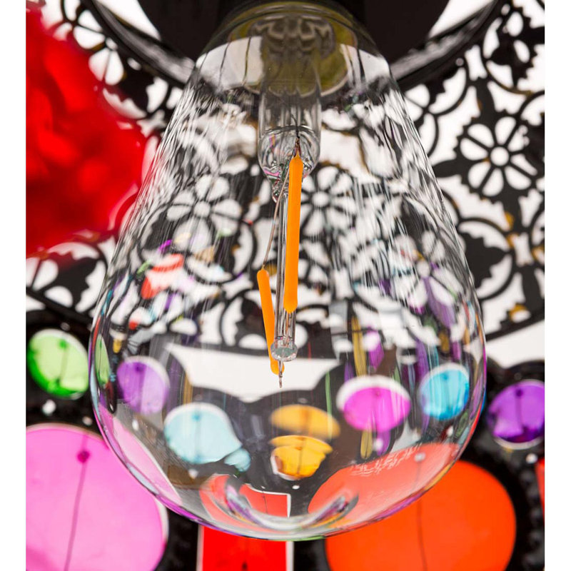 10'' Solar Powered Outdoor Hanging Light