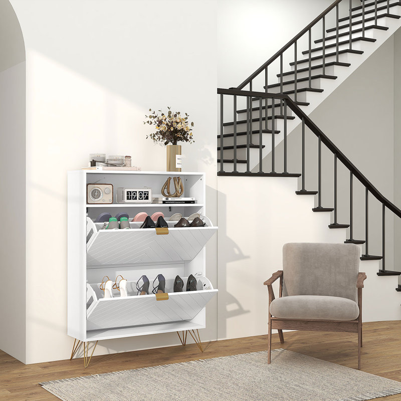 12 - Pair Shoe Storage Cabinet
