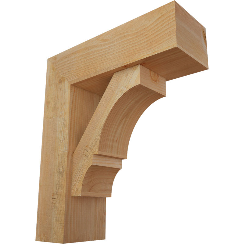 Support de bloc Balboa avec entretoise décalée, 28 x 24, Sapin Douglas de l 8 po (scié brut)