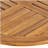 Outdoor Round Acacia Wood Accent Table,27.5" Teak