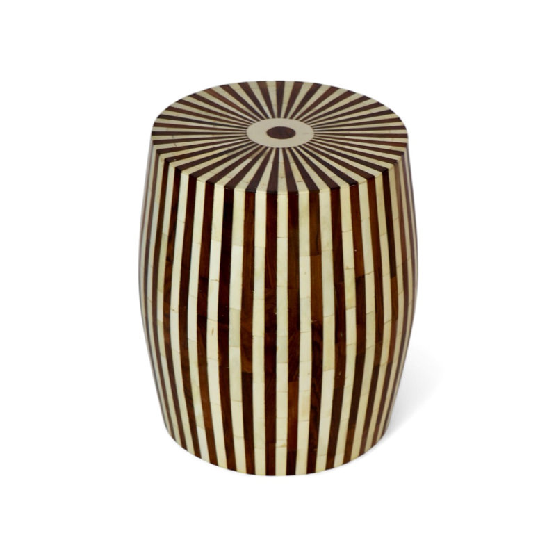 Striped Pattern Stool