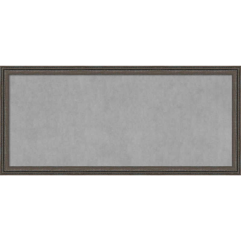 Tableau magnétique magnétique en métal, 23" H x 51" W