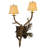 Rustic Lodge Candle Wall Light-16183306