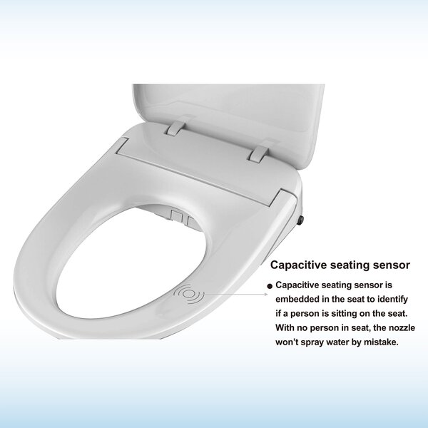 WoodBridge Elongated Toilet Seat Bidet & Reviews | Wayfair