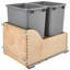 Poubelle escamotable Rev-A-Shelf avec glissières à fermeture en douceur -88472279-123322017