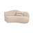 Melano Modern Curved Upholstered Sectional Sofa