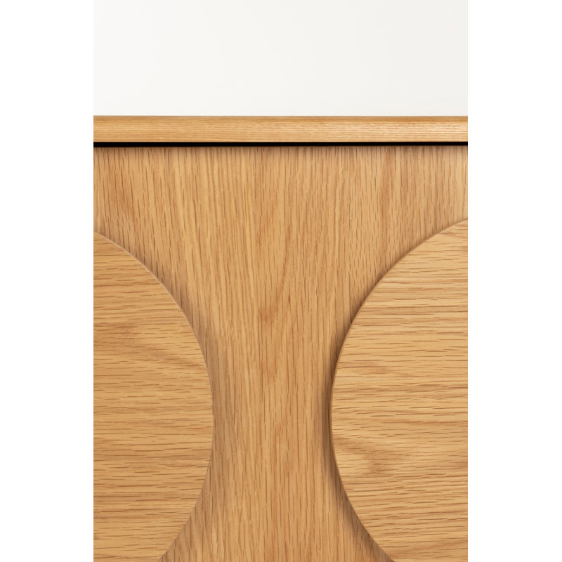 Groove Accent Cabinet, Brown