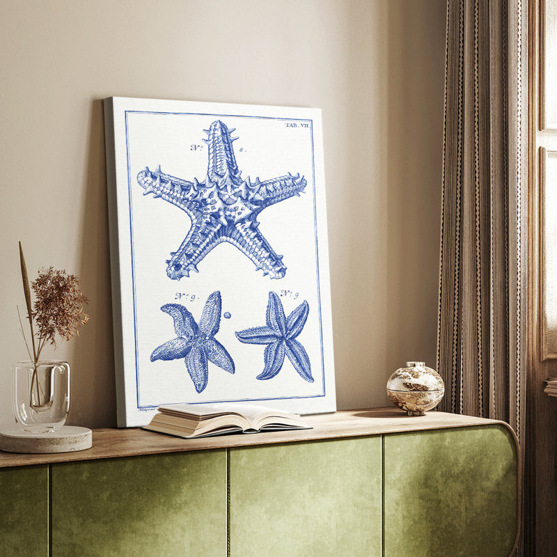Blue Sea Stars V - galerie sur mesure, H 48 po x l 32 po