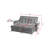 Multifunctional Sofas With Storage, Wood Frame Modern Sleeper For Home