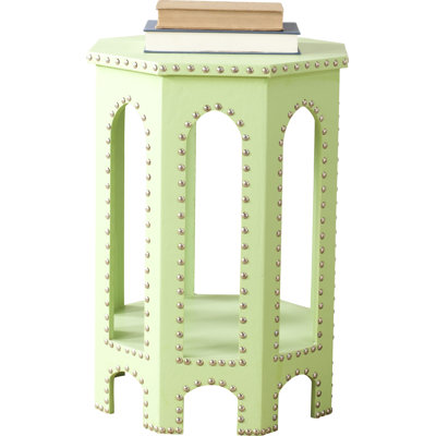 Table de bout cylindrique avec rangement Nara