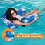 Fauteuil de piscine gonflable motif de plantes