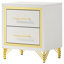 Table de chevet 2 tiroirs Chesney