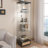 Modern Glass Display Cabinet with Drawer and LED lights for Living Room and Bedroom-370933079