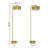 Palermo 65.25'' Gold Arched Floor Lamp