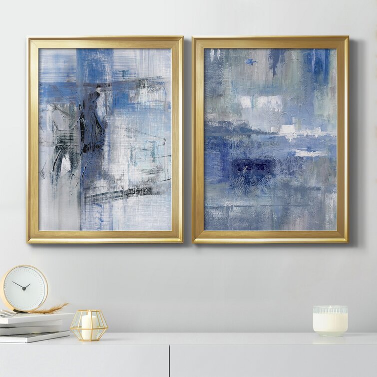 Reflections In Indigo Premium Framed Print - Ready To Hang