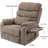 Oversized Lift Recliner Chair With Heat & Massage And Wireless Phone Charging-1352329139