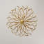 6 - Light Artisanal Foliage Basin Gold Leaf Chandelier