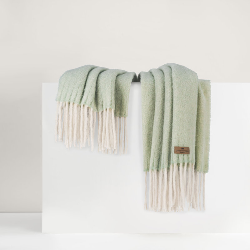 Andes Throw, Celadon