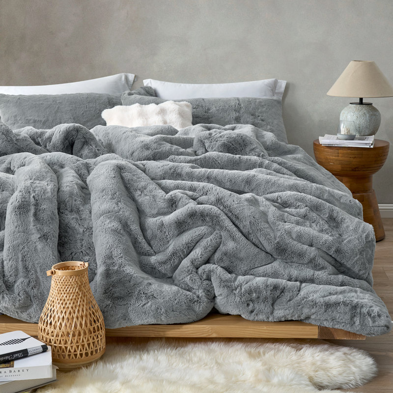 Chunkiest Chunky Bunny® - Coma Inducer® Oversized King Comforter Set - Lush Gray, King Comforter + 2 King Shams, Gray