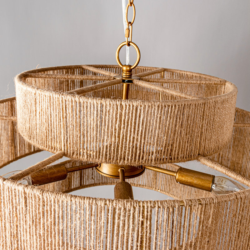 Luzerne 6 - Light 3-Tier Drum Chandelier