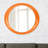 Contemporary Oval Framed Wall Mirror-20348202