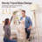 Modern Wood Tripod Floor Lamp, 63" Tall, 4 Color Temperatures, Remote Control