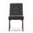 Modern Upholstered Parsons Chair Linen Fabric Tufted Dining Chairs Armless Side Chair Vanity Chair-112556276