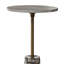 Table de bout piédestal en marbre véritable
