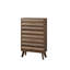 Rangement pour chaussures peu encombrant, armoire mince en panneau de fibres à densité moyenne noyer, entrée moderne