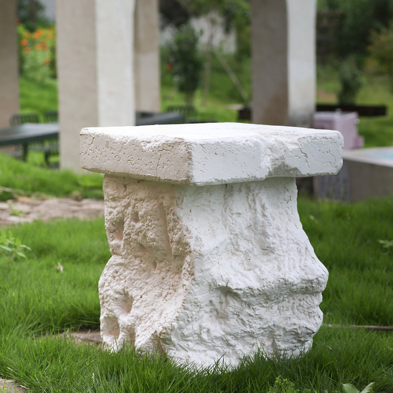 Table d'appoint d'extérieur Modern Artistry MGO, blanc