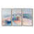 Toile naturelle avec cadre flottant