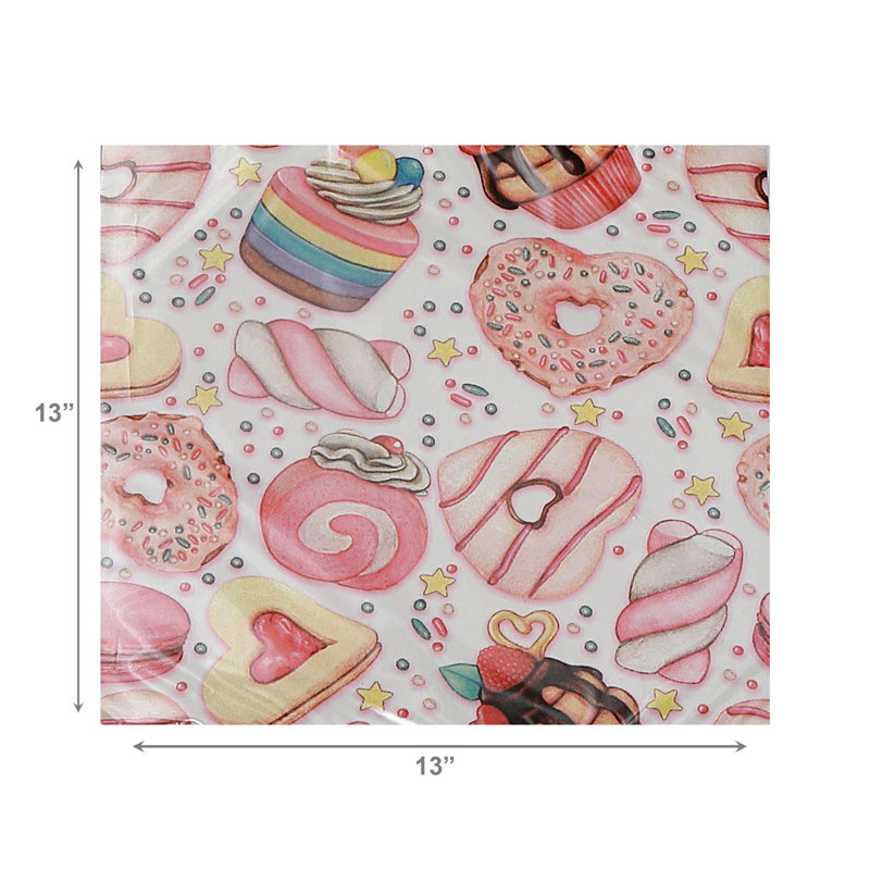 Paquet de 20 pâtisseries à 3 plis déjeuner - ensemble de 6