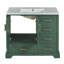 Meuble-lavabo traditionnel 36 "avec lavabo en céramique-1535776924