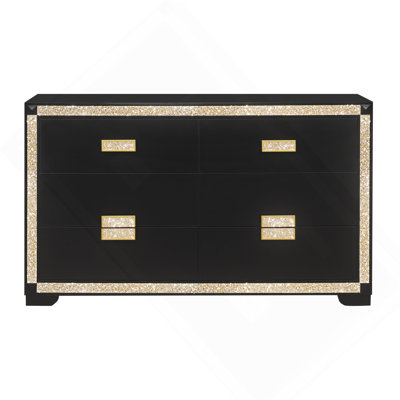 DRESSER ANIMÉ NOIR / DORÉ
