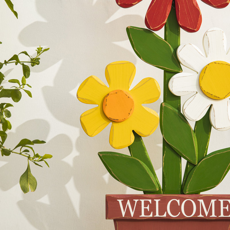 Aphsana trio de fleurs, art de jardin
