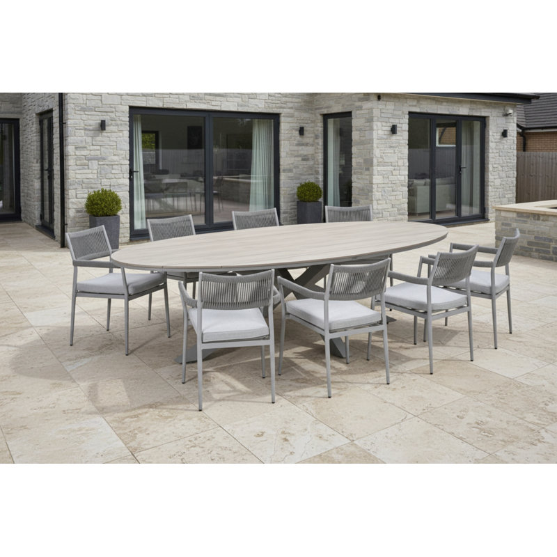 Parkesburg 8 Seater with Barcelona Dining Chairs