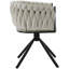 31cm H Tufted Velvet Upholstered Metal Armchair-1938997075-1914789562