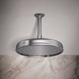 Traditional Round 10" Rainhead with Katalyst Air-Induction Spray, 2.5 Gpm