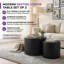 Ensemble de tables basses gigognes: tables rondes modernes et peu encombrantes pour un style sans effort-124742903