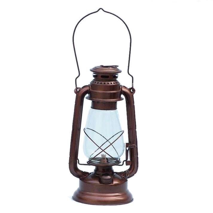 Handcrafted Nautical Decor 19'' Oil Powered Outdoor Lantern