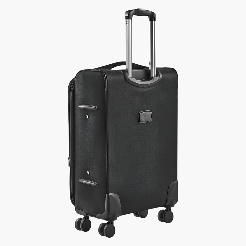 24 Inch Softside Expandable Checked Luggage With Spinner Wheels