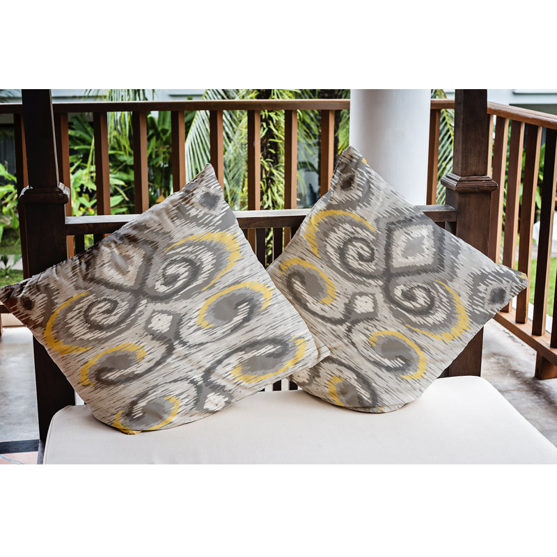 Housse et insert de coussin d'extérieur, H 16 po x l 16 po, Paloma
