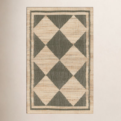 Erin Gates by Momeni Orchard Court Green Hand Woven Wool and Jute Area Rug