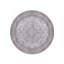 Tapis gris à motif tissé rétro-241020489