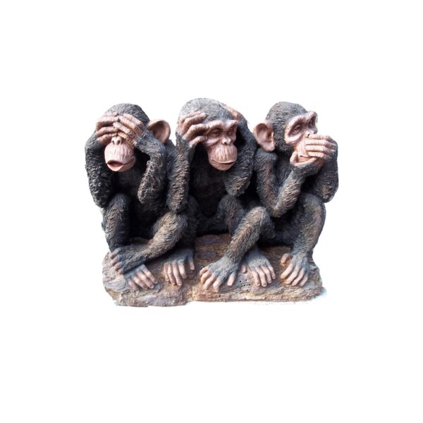 Hi-Line Gift Ltd. See/Hear/Speak No Evil Monkey Family Statue  Reviews  Wayfair