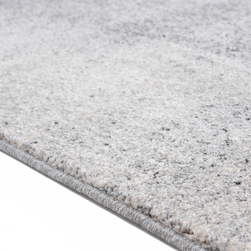 Tapis gris à motif abstrait Rifiki, Rectangle 5 pi x 7 pi